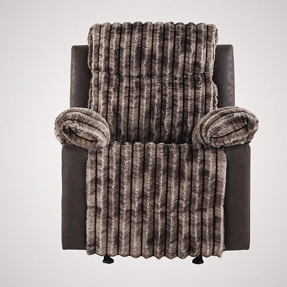 6028 BrownExtra Soft and Padded Glider Recliner